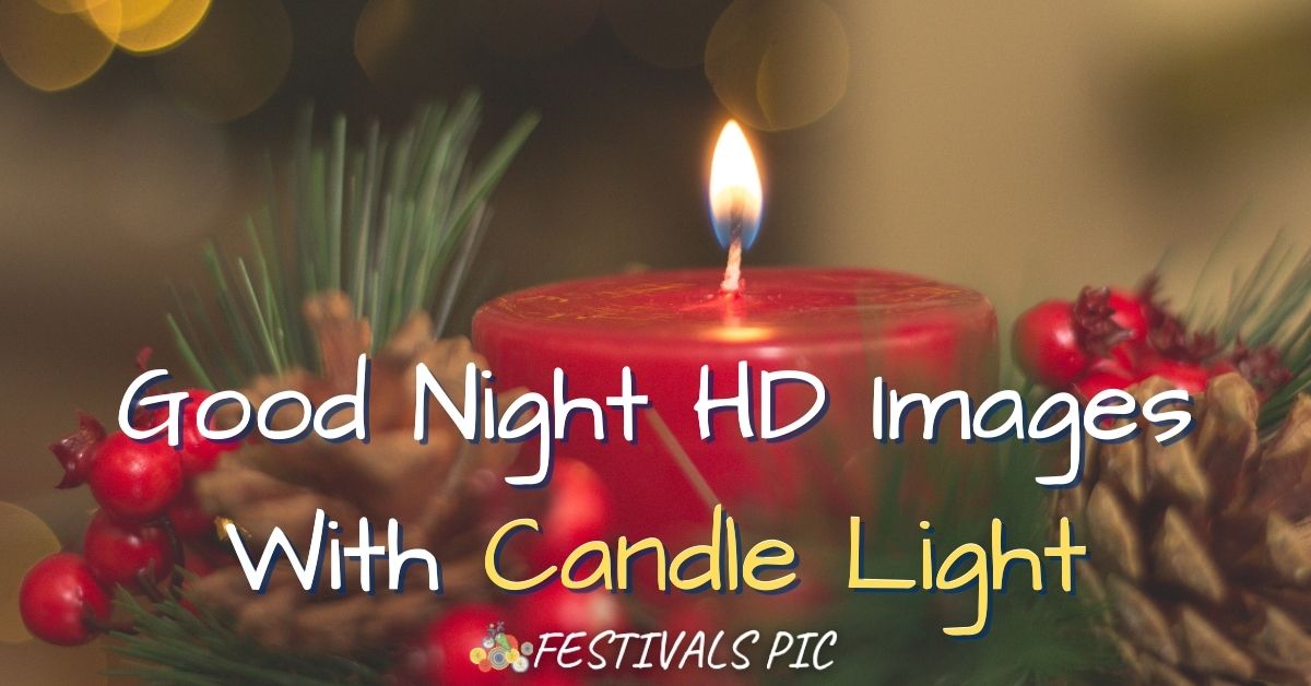 Good Night HD Images With Candle Light Download