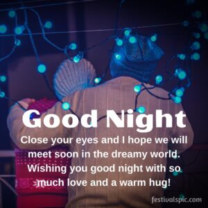 good night images with love quotes in english