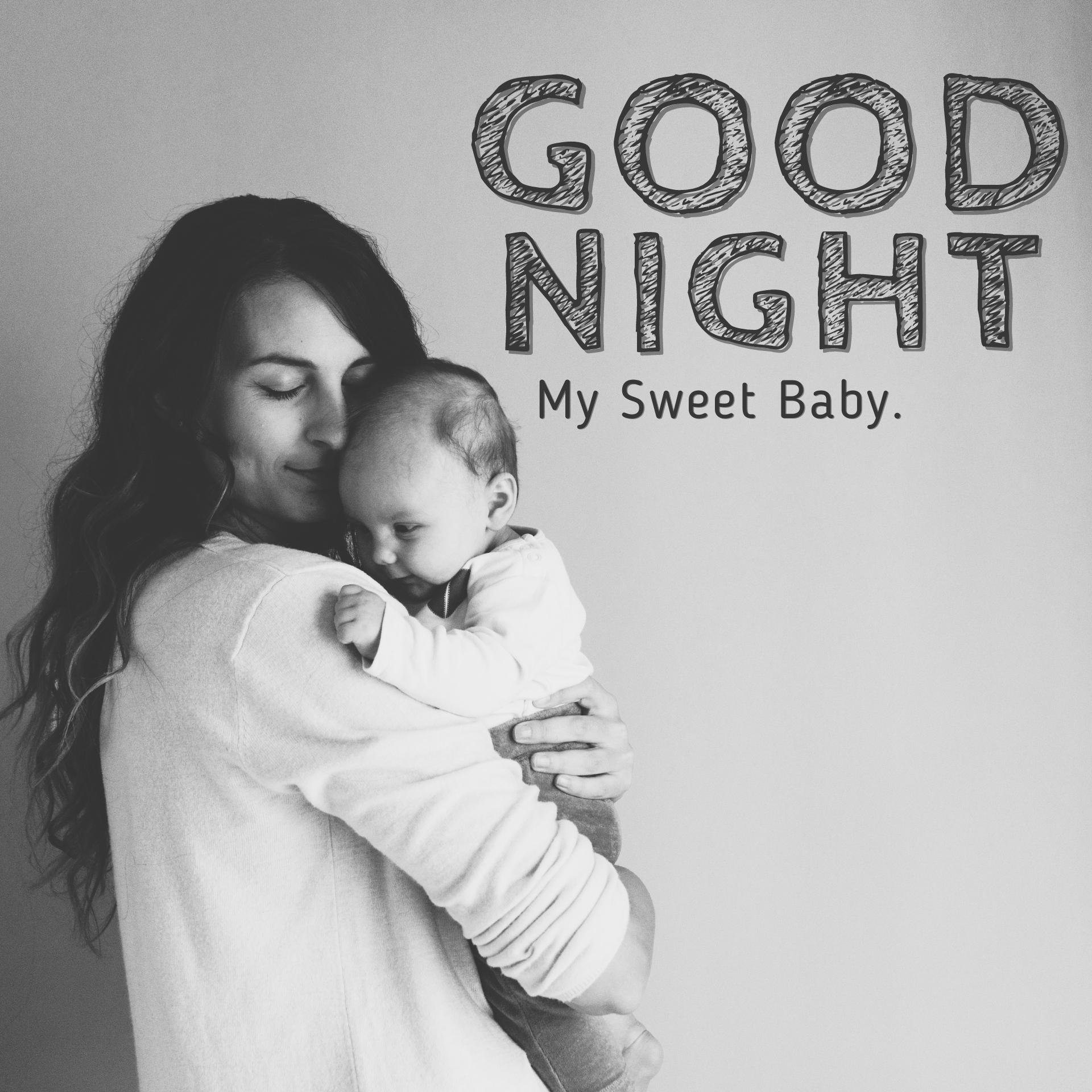 Beautiful Cute Baby Saying Good Night Images